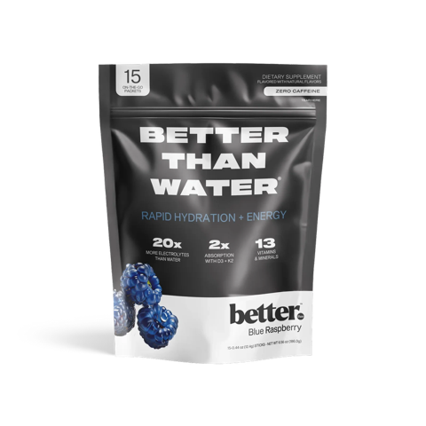 Blue Raspberry: Electrolyte + Vitamin Supplement Powder